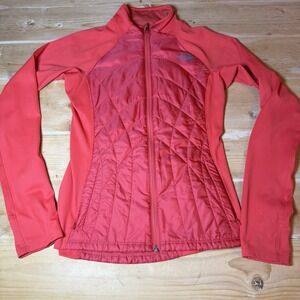 The North Face Flash Dry Womans‎ Red XS Jacket Zip Up Primaloft